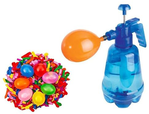Luftballon-Druck-Set, 100 Stück, Luftballon-Pumpen, Zubehör, Wasser mit Sprüher