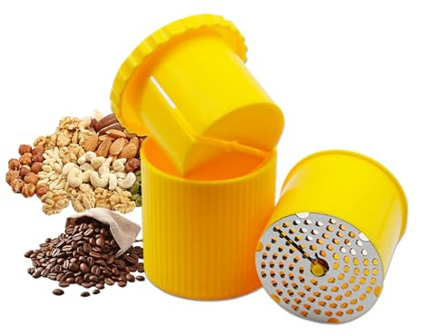 Atfart Nut Grinder, Manual Handheld, Multifunctional, Food-Grade | for Walnuts, Peanuts, Coffee Beans, Cashews - Ideal for Home Cooks & Baking Enthusiasts