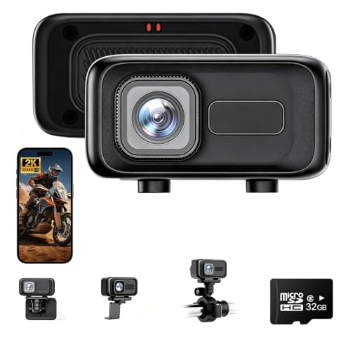 Zephviora Motorcycle Camera for Motorcycles Outdoor Sports