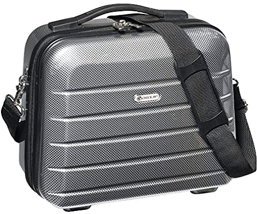 CHECK.IN Kosmetikkoffer London 2.0, Carbon/Silber