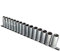 Voche 15 Piece 1/2 Drive Metric Deep Socket Set with Storage Rail - 10mm to 24mm