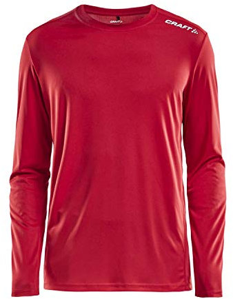 Craft Herren Langarmshirt Rush LS Tee 1907364 Bright Red XS