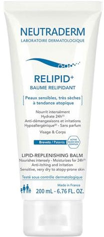 Neutraderm Baume Relipidant Relipid+ Peaux Sensibles 200ml
