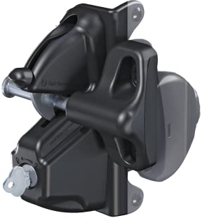 Alberts 323158 Gartentorverschluss | Zum Anschrauben | Glasfaserverstärktes Nylon mit Edeslstahlkern | Schwarz