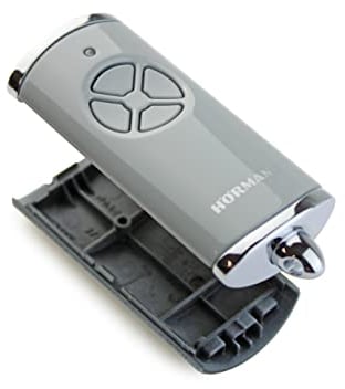 Hörmann Handsender Cover HSE4BS Hochglanz Classic Grau 4510786 Leer Gehäuse ohne Batterie ohne Platine Ersatzteil Ober- und Unterschale