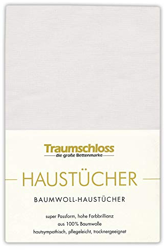 Traumschloss Betttuch Haustuch 150x250 Silber