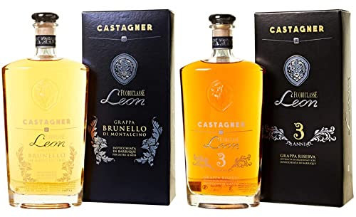 Castagner Fuoriclasse Leon Brunello di Montalcino - 700 ml & Fuoriclasse Leon Riserva 3 Anni - 700 ml