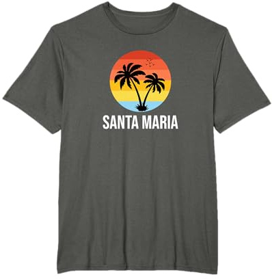 Santa Maria Souvenir Vintage Urlaub Retro Santa Maria T-Shirt