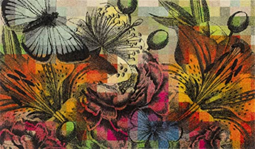 wash+dry Fußmatte, Magic Garden 70x120cm, innen und außen, waschbar