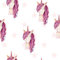 wandmotiv24 Fototapete Einhorn Muster Sterne, 200 x 140cm - selbstklebende Vliestapete 150g, Wanddeko, Wandbild, Wandtapete, Fantasie Rosa M5880