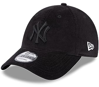 New Era New York Yankees MLB Cord Black on Black 9Forty Adjustable Cap - One-Size