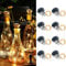Apritsce Guirlande Solaire Bouteille, Lot De 8 Bouchon LED Bouteille Solaire, 2M 20LEDs Guirlande Lumineuse Bouteille, Guirlande Bouteille Bouchon Pour Bouteille De Bricolage,Décoration
