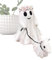 Eteslot Ghost Walking Dog Statue, Halloween Geist Tier Ornament, Lustige Geisterfigur Mit Hund, Halloween Geister Figur Halloween Deko