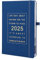 Diario 2025, Euleryoo Agenda Giornaliera 2025, A5 Diario da Gennaio 2025 a Dicembre 2025, Design Semplice per Stimolare la Produttività, 21 x 14 cm, Blu