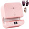 HTVRONT Auto Tumbler Heat Press Machine - Mug Heat Press Heat Up Fast & Even, Professional Tumbler Press High-Security for 2.9-3.35inch Sublimation Tumblers, Cups, Glasses and Mugs (Pink)