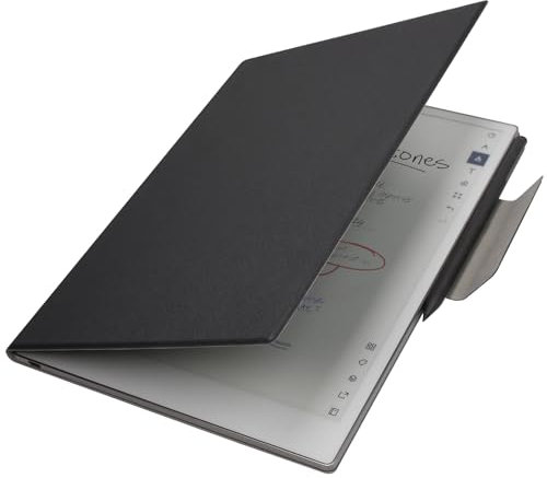 RSAquar Coque pour Remarkable Paper Pro Tablet 2024 11,8 - Housse de Livre Protectrice Slim avec Porte-Stylo intégré (Noir)