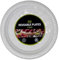 Acense Reusable Plastic Plates - Pack of 50-9 INCH- 23cm Dishwasher Safe White - Lunch, Dinner Catering, Events, Parties, and Everyday Use