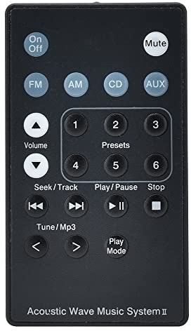 Sessleger Fernbedienung geeignet für Soundtouch Acoustic Wave Music System II B5 Multi Disc Player