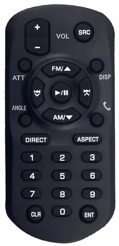 RM-RK258 Ersatz-Fernbedienung für JVC Autoradio Multim-edia Receiver KW-V66BT KW-V660BT KW-M650BT KW-M56BT KW-M560BT KW-V350BT KW-V320BT KVC-120BT KW-V230BT KW-V250BT KW-V25BT KW-M15 0BT KW-M150BT