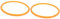 ABOOFAN 2pcs Pressure Cooker Sealing Ring Reusable Duo Pressure Cooker Spare Part Mason Jar Pressure Cooker Accessories Air Fryer Oven Pot Sealing Ring Doorbell Chime Tap Orange