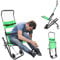 Salvaescaleras Portatil, Silla de escalera para personas mayores con cinturones de seguridad, silla de ruedas de viaje transporte manual Silla para discapacitados (utilizar para bajar escaleras)