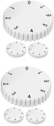 Ciieeo 2sets Adjustable Fridge Dial Knob Stove Knobs Replacements Easy Install for Freezer Set 3pcs*2