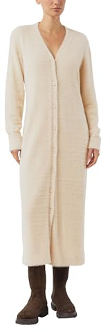 Comma Weiches Maxikleid im Cardigan-Stil