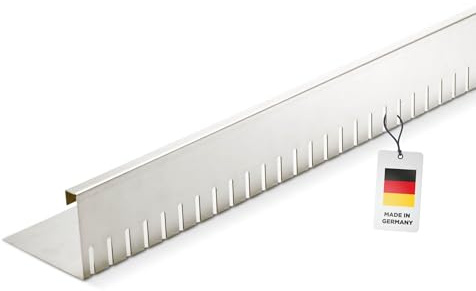 blizz-z terragrav Kiesfangleiste Aluminium - Länge 3m, Höhe 6cm - 1 Stück | Stärke 1,5 mm, hochwertig, gelocht - passende Stoßverbinder und Eckelemente als Zubehör separat erhältlich - Made in Germany