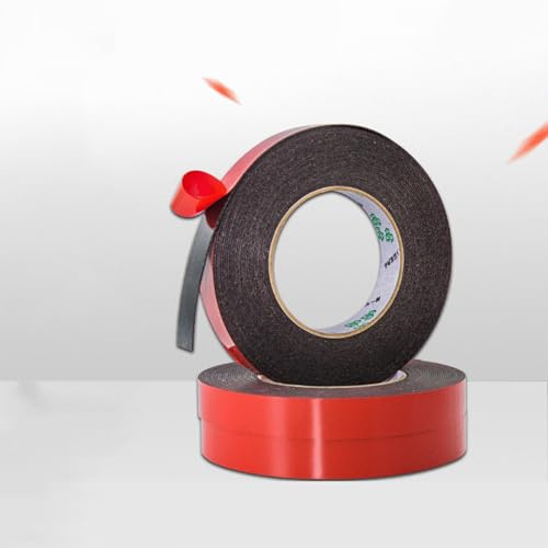 DeBizz 1 Stück Klein Doppelseitiges Klebeband Extra Stark - Strapazierfähig, Spurlos, Abnehmbar, Wiederverwendbar, Waschbar - Nano Tape Transparent für Wand, Spiegel, Glas und Alle Handys
