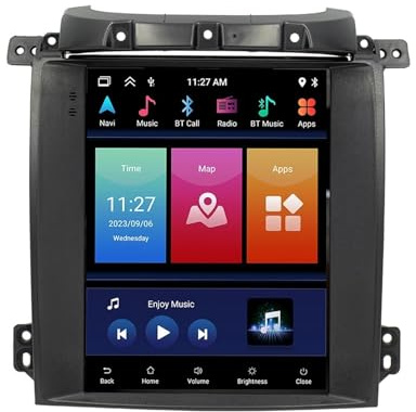 Radio de Coche para Kia Sorento BL 2002-2006 con Carplay Android Auto Inalámbrico, Android 15 Radio Pantalla Táctil de 9 Pulgadas con Control del Volante GPS WiFi(H6 8G+256G)