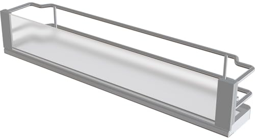 VS SUB Side Ablage-Set Artline 90° KB 150 mm Silber/Weiß/Glas satiniert