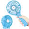 EasyAcc Ventiladores de Mano Mini Ventilador USB Recargable Portátil 3-10 Horas de Uso Ventilador Personal Plegable 3 Velocidad para Viajes Intemperie Hogar Oficina Escritorio