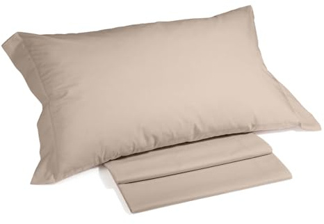Caleffi - Bettwäsche-Set aus 100% Baumwolle, bestehend aus Bettlaken für französisches Bett 190 x 285 cm + 1 Spannbettlaken für französisches Bett 130 x 200 cm für Matratze mit Einer Höhe von 28 cm +