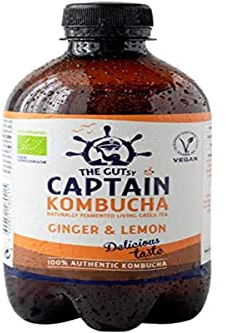 Captain Kombucha - Ginger Lemon - 12 x 400ml