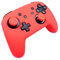 Subsonic Silicone Protective Cover for Nintendo Switch Pro Controller /Custom Kit Colorz with Shell and Grips for Joysticks, Neon Red