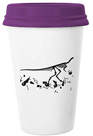 Enorme dinosaurio hierba hueso taza de café cerámica taza de cristal taza de cerámica regalo