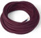 Amarcords - Cavo elettrico tessile colore BORDEAUX tondo seta 5 metri a 2 conduttori 2x075 - Filo rivestito in tessuto colorato vintage per lampade lampadari applique e abat jour.