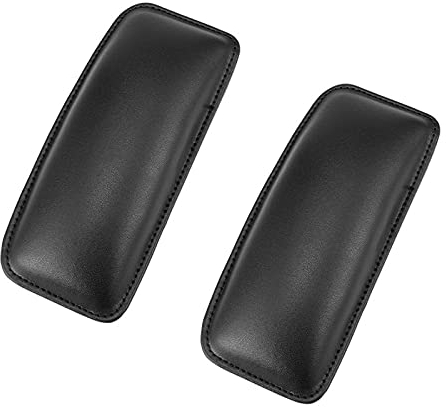 Floatdream 2 Stücke Auto Beinkissen Knieschoner, Auto Knieschoner Kissen, Autotürarmlehne, für Autoinnenraum, Knieschoner, universelle Schutzvorrichtung für alle Autos (schwarz)