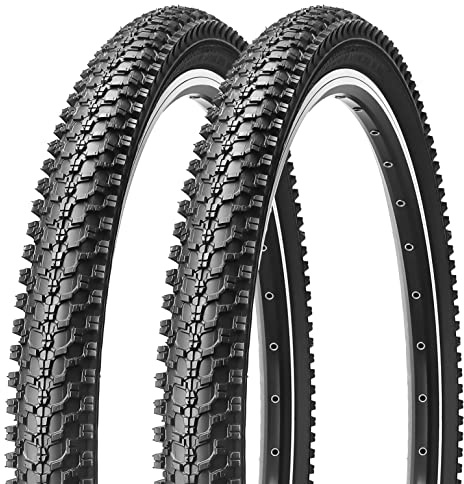 MOHEGIA 26x1.95 Inch Mountain Bike Tires,26 Steel Bead All-Terrain Folding MTB Replacement Tires 2-Pack - High-Performance Durable for Off-Road, Street & Trail Adventures-2 Unit