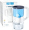 Wessper Wasserfilter Kanne Blau Filterkanne 2,8L inkl. 1 Filterkartusche | Ersatz für Aquaphor Standard, Brita Classic, Dafi Classic Filterkartusche | Wasserfilterkanne | Reduziert Chlor Kalk