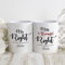 Personalised Mug - Wedding Gift - Mr & Mrs Always Right Personalised Name Mugs Custom Gift for Birthdays, Weddings, Valentine's Day, Girl Friend, Boy Friend Coffee Cup Kitchenware - Set of 2