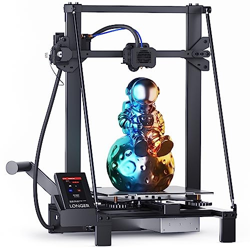 LONGER 3D Stampante LK5 Pro, grande dimensione di 300*300*400mm, con schermo touchscreen da 4,3 pollici, open source, 3,5 volte più veloce, precisione di dettaglio di 0,1 mm, ideale per i principianti