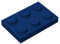 Classic Building Plate 2x3, 100 Piece, Compatible with Lego Parts and Pieces 3021, Creative Play Set - 100% Compatible with All Major Brick Brands(Colour:Royal Blue)