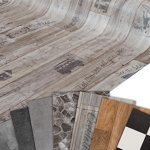 Primaflor PVC Bodenbelag Meterware - TRONTO, Eiche Sanremo, 2,00m x 7,00m, Vinyl-Boden in Holzoptik für Küche, Wohn- und Badezimmer, Hochwertige Auslegware, Anti-Rutsch Oberfläche