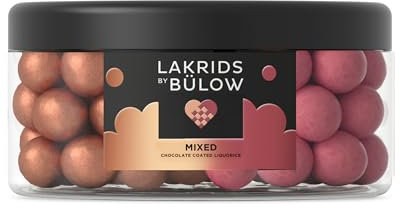 LAKRIDS BY BÜLOW - MIXED - CLASSIC CARAMEL & CRISPY RASPBERRY - 550G - Feinste Lakritze umhüllt von cremiger Schokolade