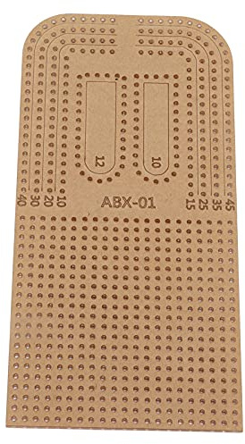 Modello Acrilico Regolo Calcolatore Strumento Righello Taglia Foro Stencil Fessura per Cerniera Filetto Taglio Foro Righello Vernice per Pelle Stencil Tagliere Righello Stencil