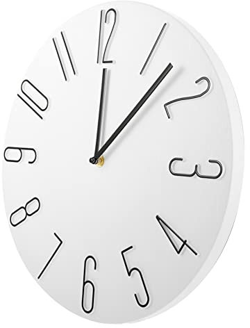 PRETYZOOM Uhr tierische LED-Lampe Amethyst Halskette Verzierungen geschmückt reloj de pared Kerze ätherisches Öl Diffusor Dekor Batterie schmücken Plastik Weiß