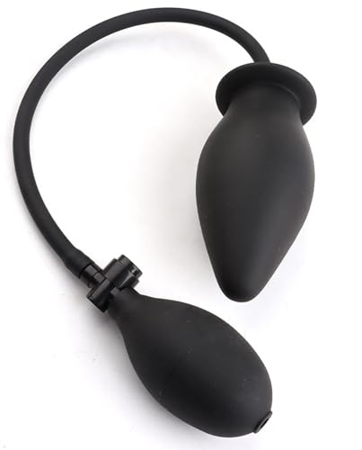 TUYMNI Aufblasbar Analplug mit Pumpe Silikon Analplug Aufblasbar Sexspielzeug Frauen Männer Anal Pump Plug BDSM Analsex Anal Dilatator Prostata Stimulation Sexspielzeug für Männer Frauen Paare