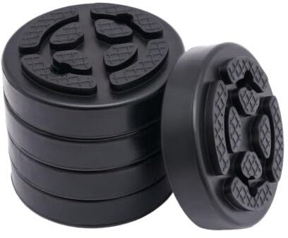 5pcs 120mm Round Rubber Arm Pad Lift Pad For Auto Lift Car Truck Hoist Universal, for rolling/bridge jack pads on 2-post lifts, and many 4-post lifts