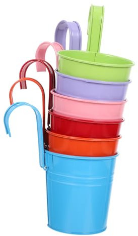 Yardenfun 6 Piezas Maceta Gancho De Hierro Maceta Colgante Decorativa para Flores Hogar o Pared